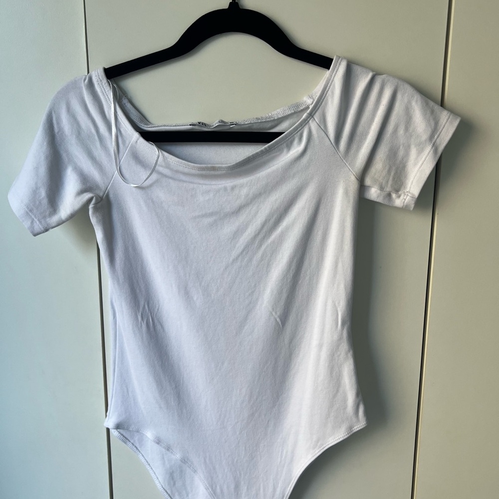 Zara White Body Suit - Size M